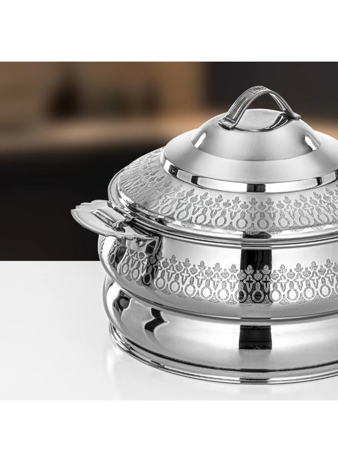 Almarjan Hot Pot Set 3 Pieces Silver - Image 2